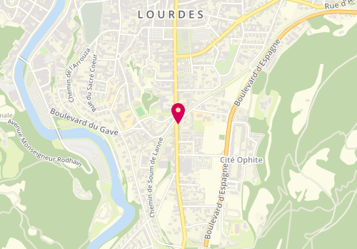 Plan de 2 Tout Poil, 3 avenue Francis Lagardère, 65100 Lourdes