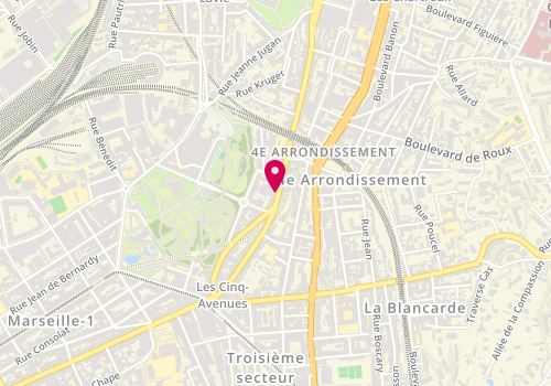 Plan de Styl'dog, 75 Avenue des Chartreux, 13004 Marseille