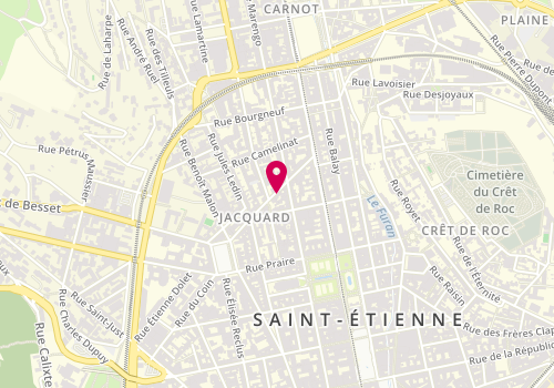 Plan de Beauty Can'in, 19 Rue du Grand-Gonnet, 42000 Saint-Étienne