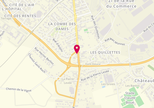 Plan de A la Douche Les Loulous, 48 avenue de Barbezieux, 16100 Châteaubernard