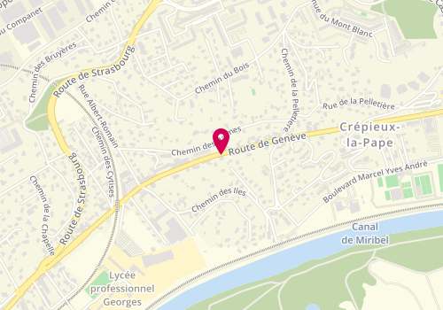Plan de Pym Toilettage, 48 Route de Genève, 69140 Rillieux-la-Pape