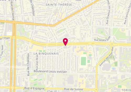 Plan de CLERAN Gaëlle, 26 Boulevard Oscar Leroux, 35200 Rennes