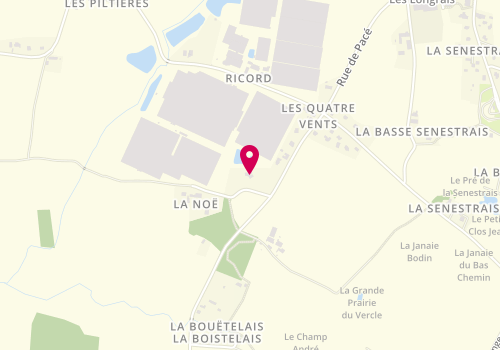 Plan de Espace Anavon, Les 4 Vents, 35520 La Chapelle-des-Fougeretz