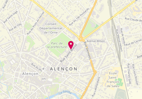 Plan de Association Atelier Mob, 59 Saint Blaise, 61000 Alençon