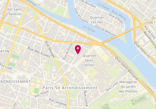 Plan de Au Paradis Canin, 21 Rue du Cardinal Lemoine, 75005 Paris