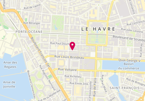 Plan de Entre Deux Bonnes Pattes, 62 Rue Victor Hugo, 76600 Le Havre
