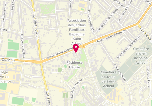 Plan de La Toutou-Mobile, 199 Boulevard de Bapaume, 80090 Amiens