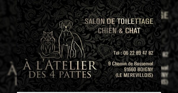 A l'ATELIER des 4 Pattes